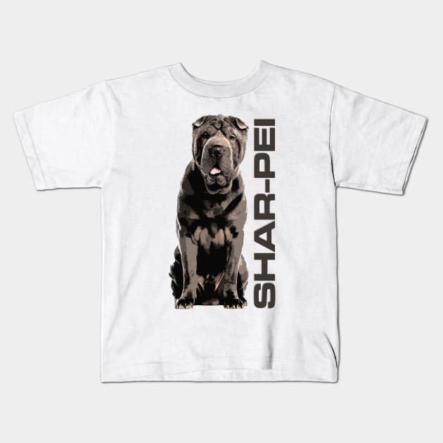 Shar-Pei Kids T-Shirt by Nartissima